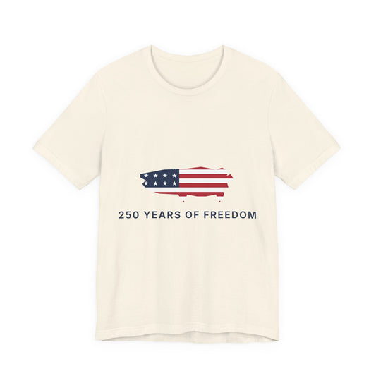 USA Map 250 Years of Freedom Tee