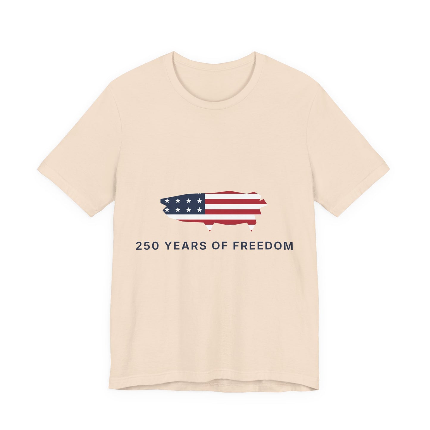 USA Map 250 Years of Freedom Tee