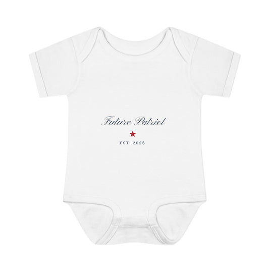 Future Patriot Baby Onesie
