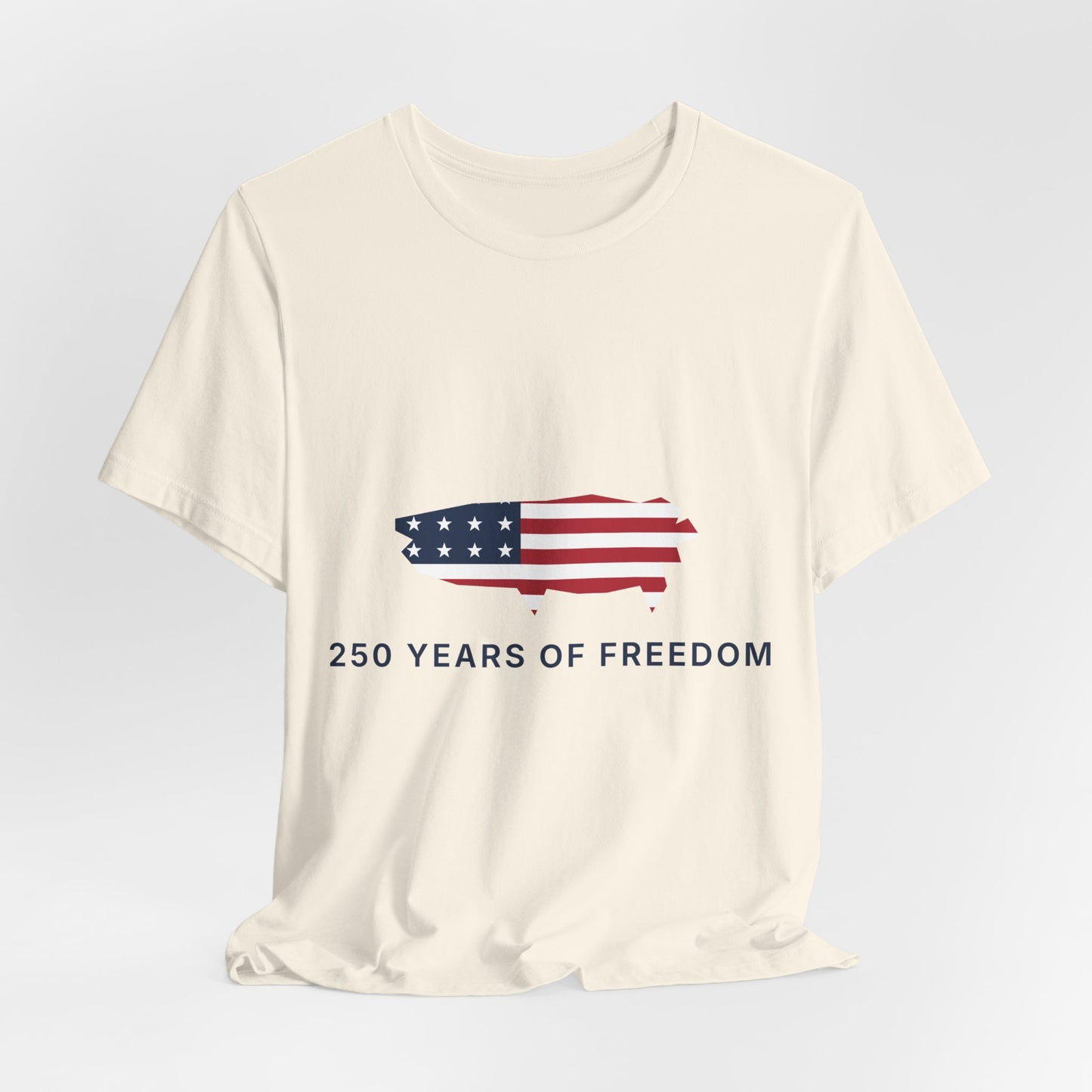 USA Map 250 Years of Freedom Tee
